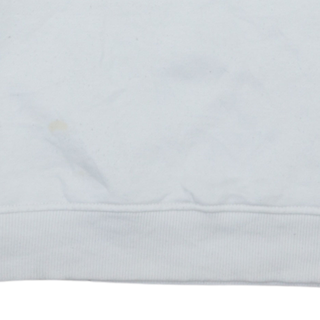 FILA Men's White Small Logo Crew Neck Pullover Sweatshirt Size S