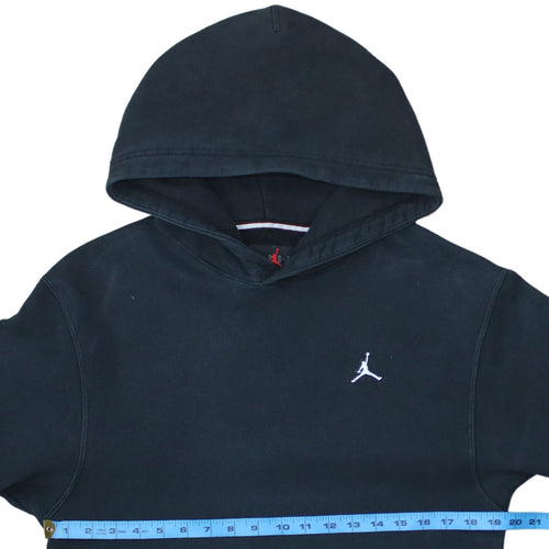 Jordan Men's Black Pullover Hoodie Size S Fleece Logo Sweatshirt
