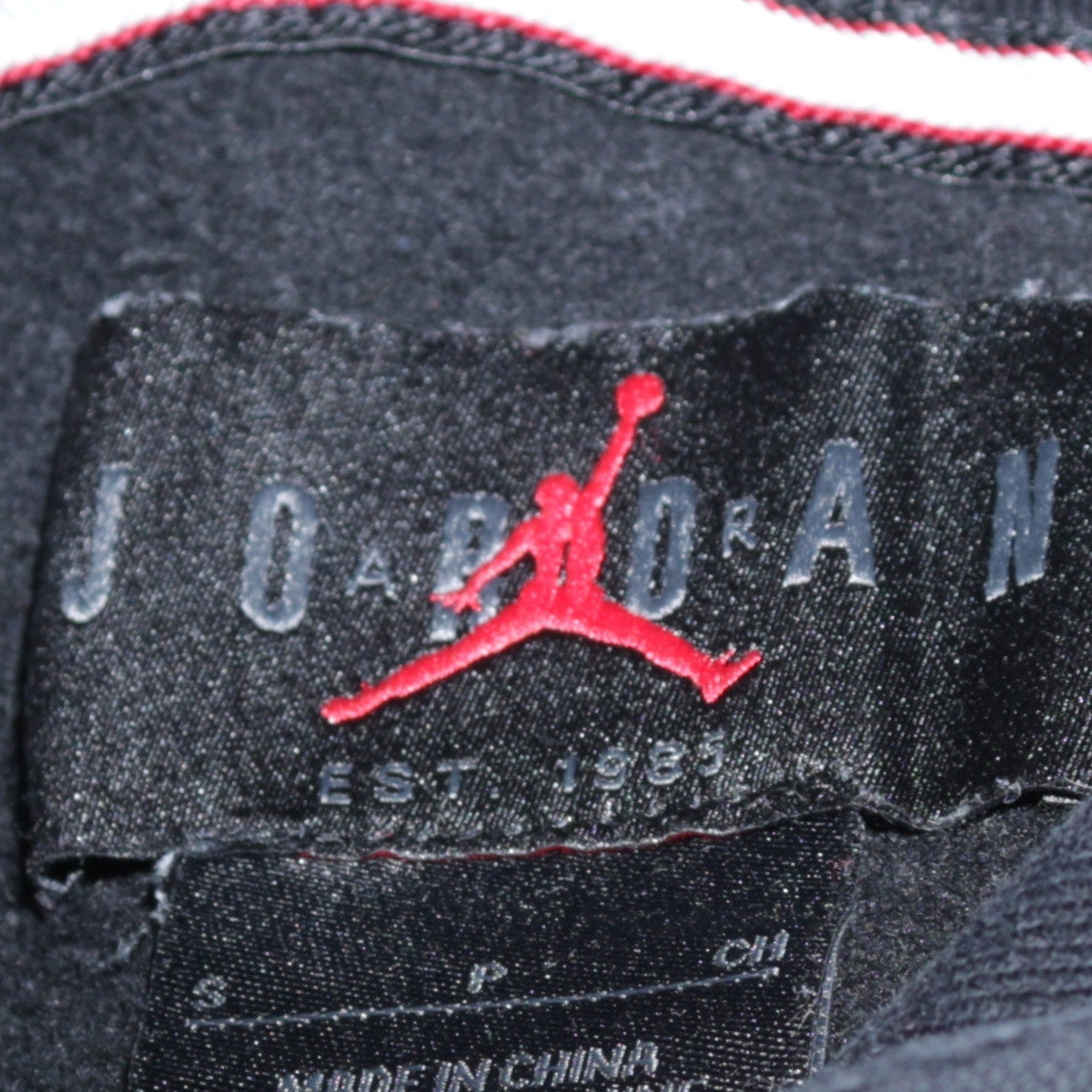Jordan Men's Black Pullover Hoodie Size S Fleece Logo Sweatshirt