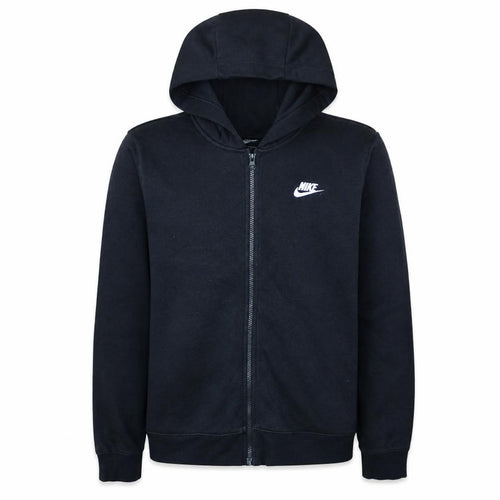 Nike Men's Black Full Zip Hoodie L Fleece Sportswear