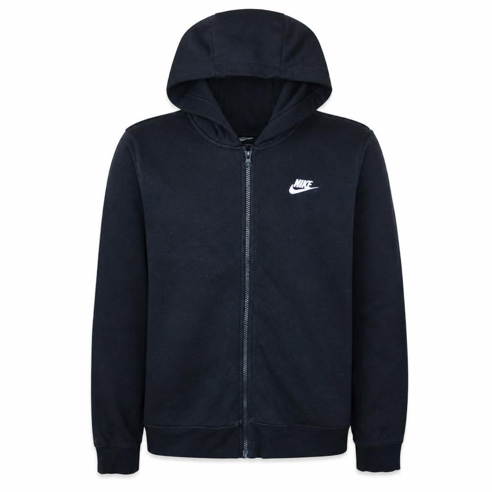 Nike Men's Black Full Zip Hoodie L Fleece Sportswear