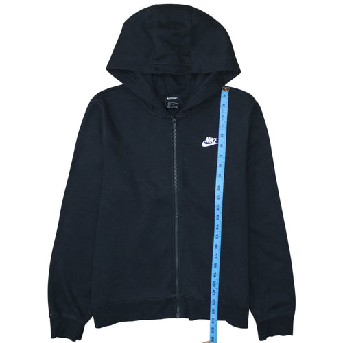 Nike Men's Black Full Zip Hoodie L Fleece Sportswear