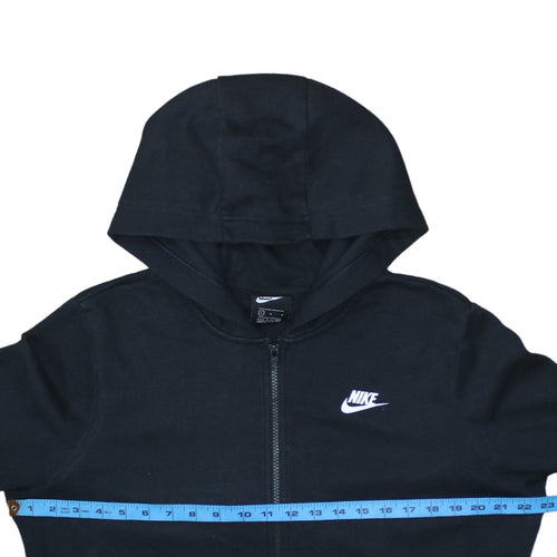 Nike Men's Black Full Zip Hoodie L Fleece Sportswear