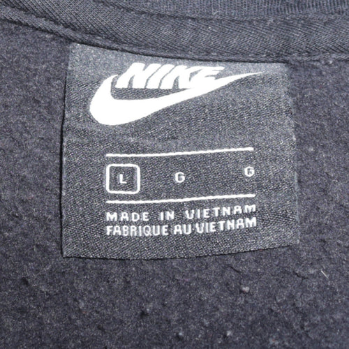 Nike Men's Black Full Zip Hoodie L Fleece Sportswear