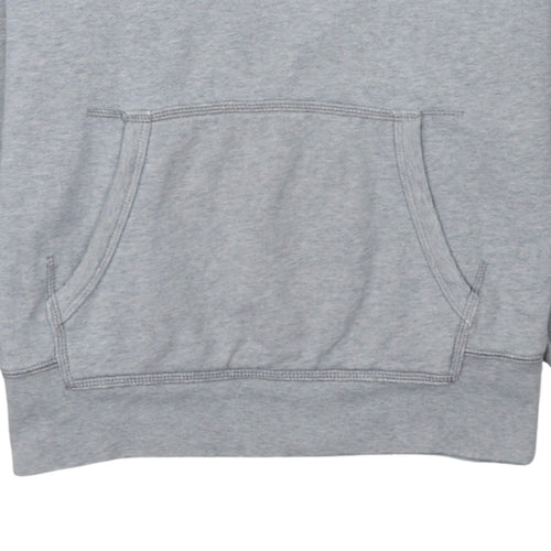 Levi's Men's Grey Pullover Hoodie Medium Logo Fleece Sweatshirt