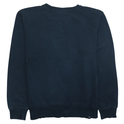 Puma Womens Black XS Crew Neck Pullover Sweatshirt