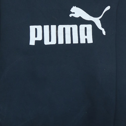 Puma Womens Black XS Crew Neck Pullover Sweatshirt