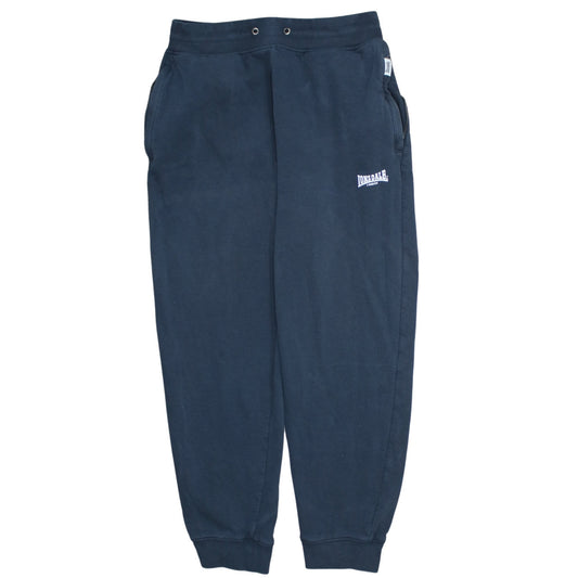 Lonsdale Men Blue Jogger Sweatpants L Regular Fit Fleece