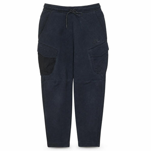Nike Men's Black Cargo Jogger Trousers Size S Fleece Cotton Blend