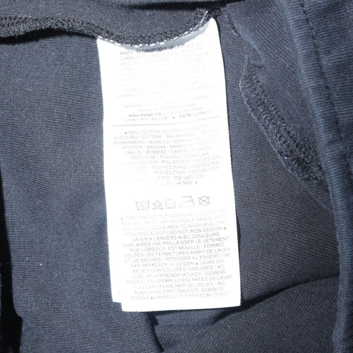 Nike Men's Black Cargo Jogger Trousers Size S Fleece Cotton Blend
