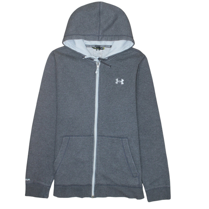Under Armour Men's Grey Full Zip Fleece Hoodie Size M