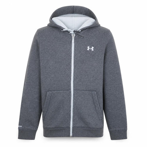 Under Armour Men's Grey Full Zip Fleece Hoodie Size M