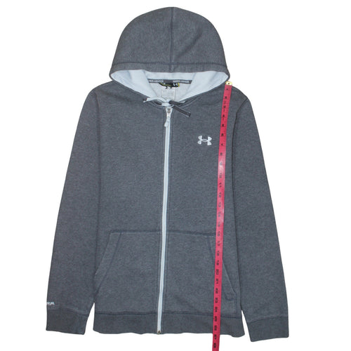 Under Armour Men's Grey Full Zip Fleece Hoodie Size M