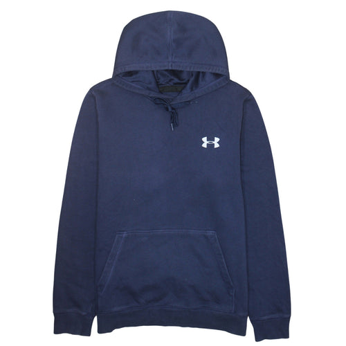 Under Armour Men's Navy Hoodie Large Pullover Fleece ColdGear