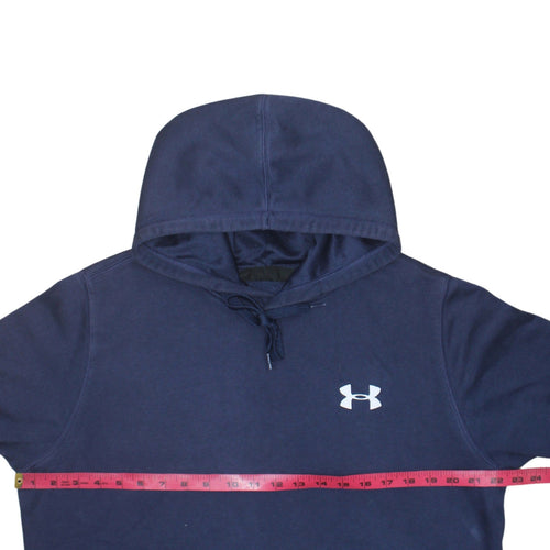 Under Armour Men's Navy Hoodie Large Pullover Fleece ColdGear