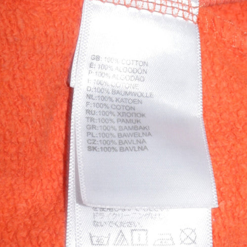 The North Face Men's Orange Small Pullover Hoodie