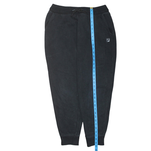 Fila Men's Black Jogger Sweatpants L Regular Fit Casual