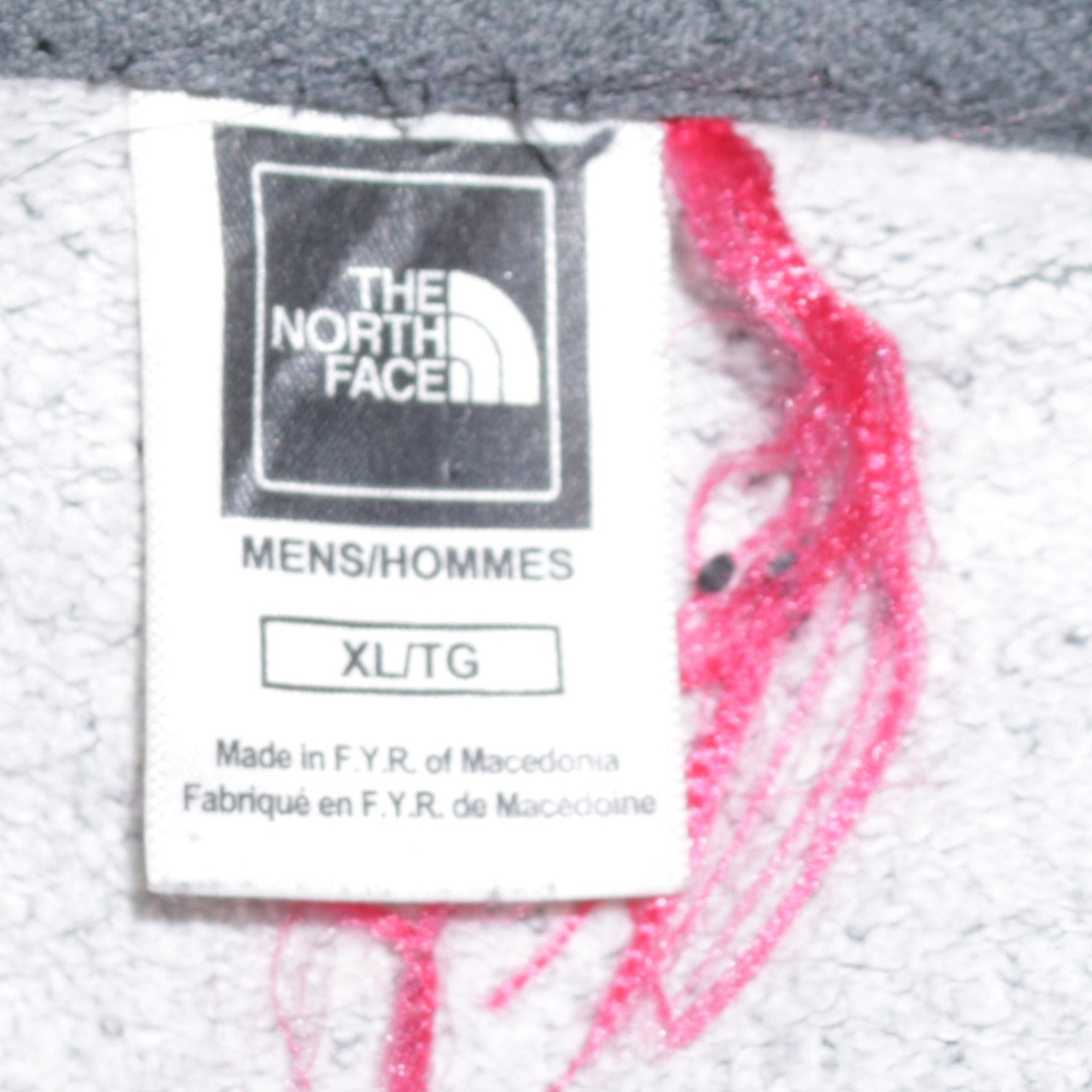 The North Face Mens Grey XL Pullover Hoodie Fleece Sweatshirt