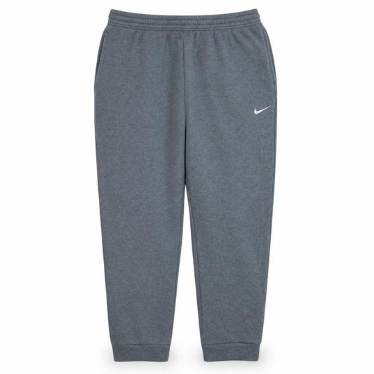 Front view of Nike Men Grey Regular Fit Fleece Sweatpants M