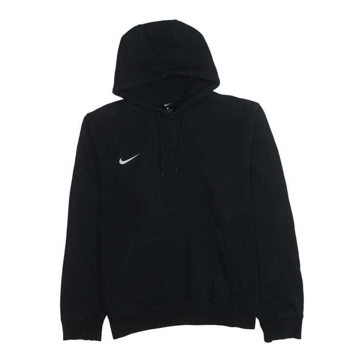 Nike Women Black XL Pullover Hoodie Cotton Blend Logo Sportswear