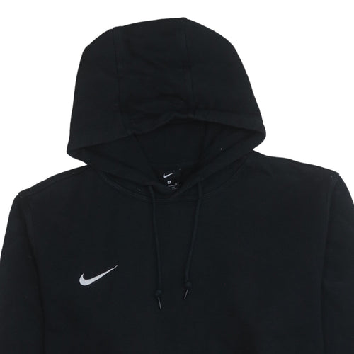 Nike Women Black XL Pullover Hoodie Cotton Blend Logo Sportswear