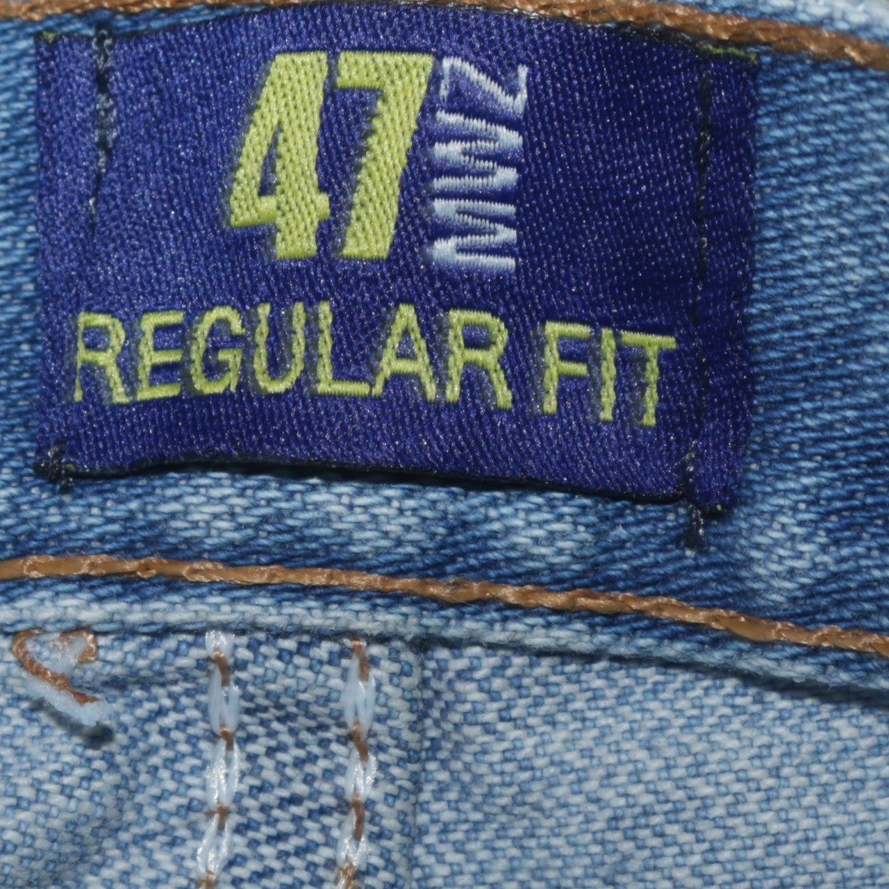 Wrangler Men's Blue 40x32 Regular Fit Straight Denim Jeans