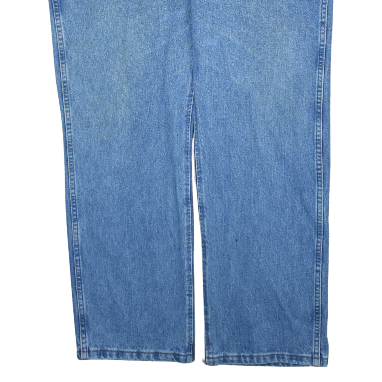 Wrangler Men's Blue 40x32 Regular Fit Straight Denim Jeans