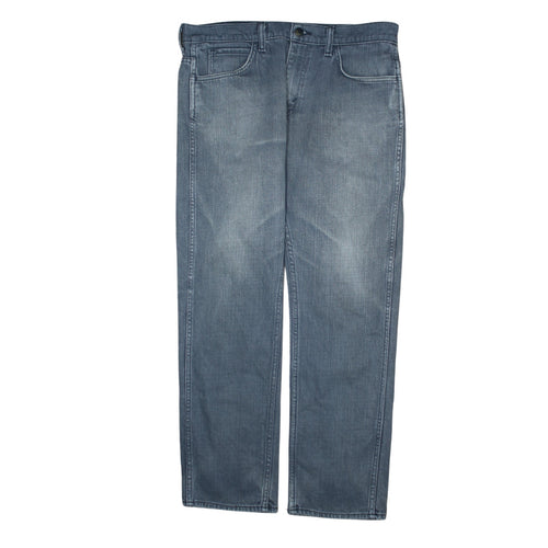 Levi's Men Blue 513 Slim Straight Jeans 34x30 Denim