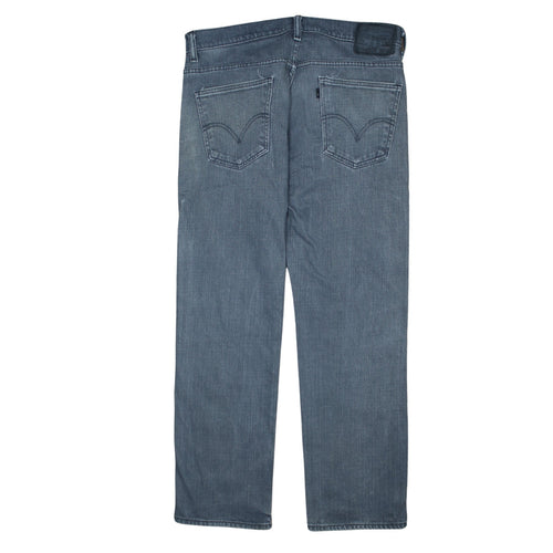 Levi's Men Blue 513 Slim Straight Jeans 34x30 Denim
