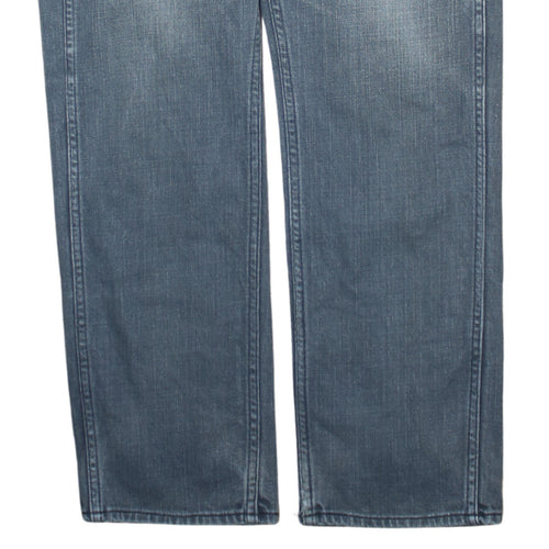 Levi's Men Blue 513 Slim Straight Jeans 34x30 Denim