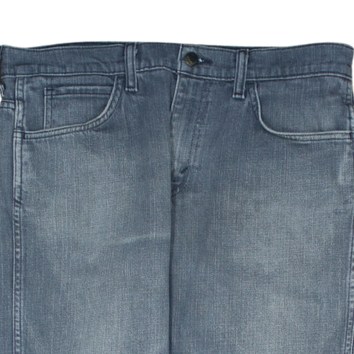 Levi's Men Blue 513 Slim Straight Jeans 34x30 Denim