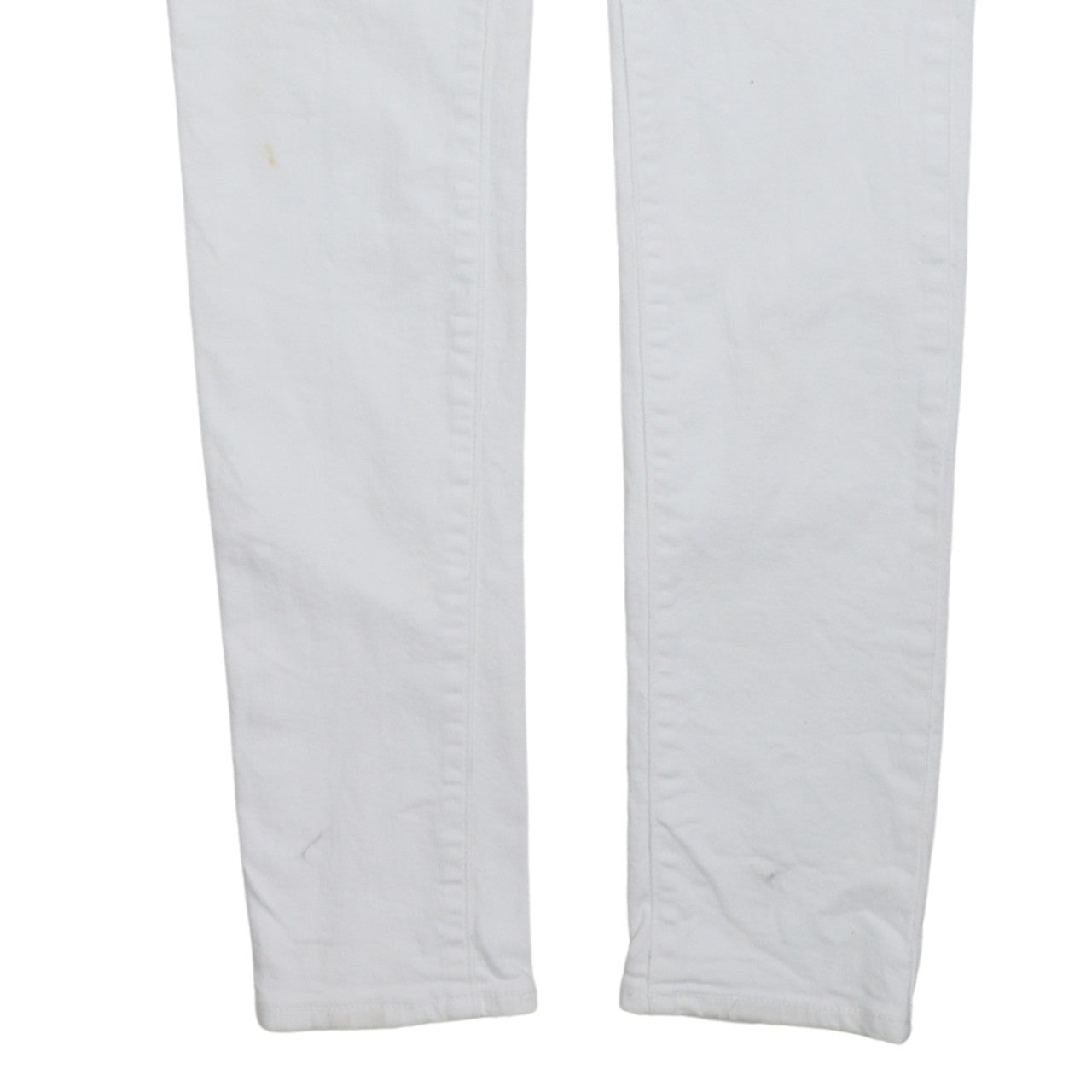 Levi's Women's White 711 Skinny Jeans Size 30 Mid Rise Denim