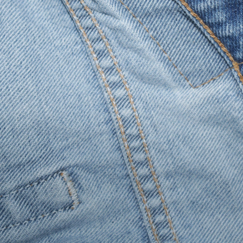 Levi's 505 Men Blue Regular Fit Straight Leg Denim Jeans W36 L36