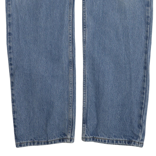 Levi's 505 Men Blue Regular Fit Straight Leg Denim Jeans W36 L36