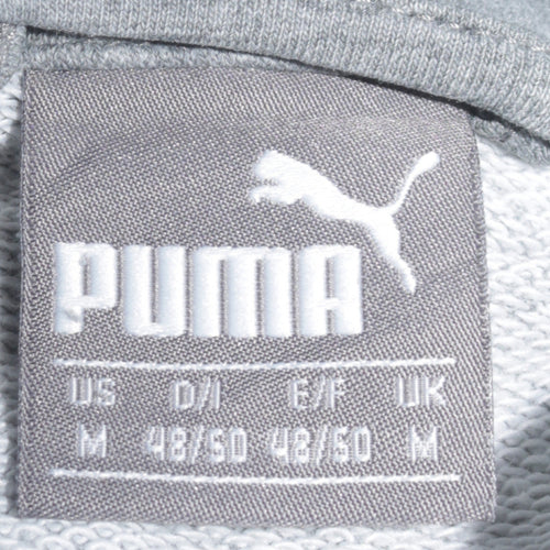 Puma Men’s Grey Full Zip Sweatshirt Size M Regular Fit