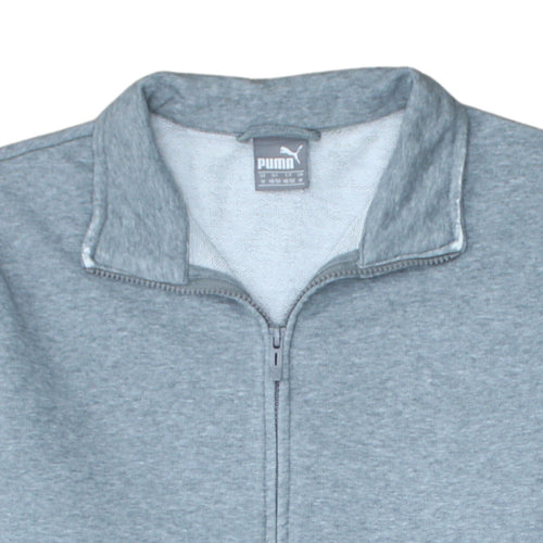 Puma Men’s Grey Full Zip Sweatshirt Size M Regular Fit