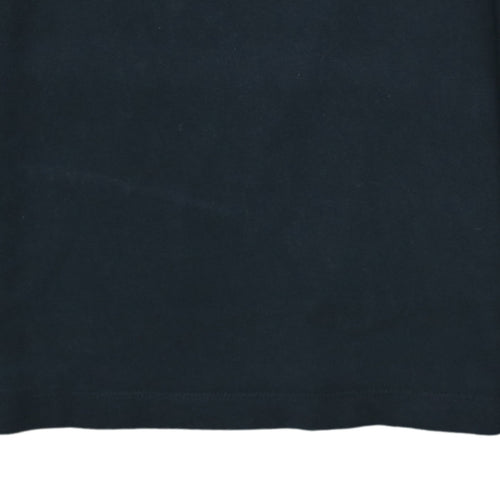 Tommy Jeans Men's Black Long Sleeve Cotton Crew Neck T-Shirt XS