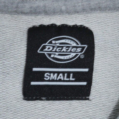 Dickies Men's Grey Small Crew Neck Pullover Sweatshirt
