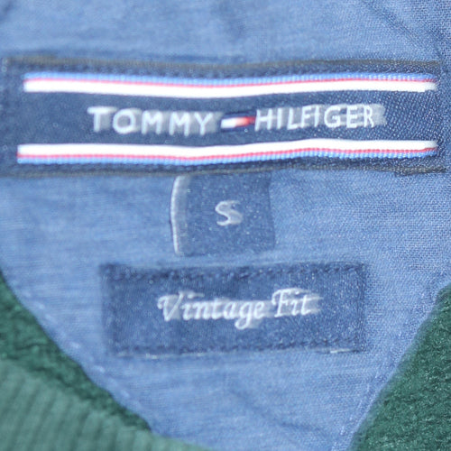 Tommy Hilfiger Mens Green Small Pullover Sweatshirt Classic Fit