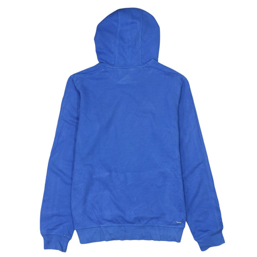 Adidas Men's Blue Hooded Pullover Sweatshirt Small