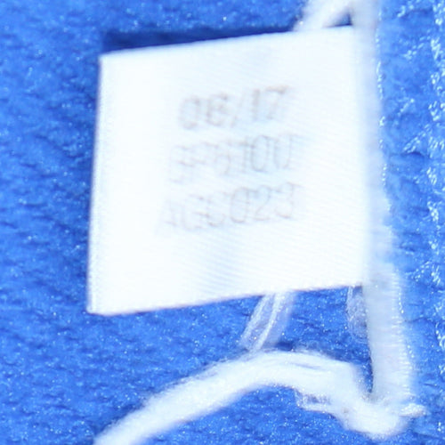 Adidas Men's Blue Hooded Pullover Sweatshirt Small