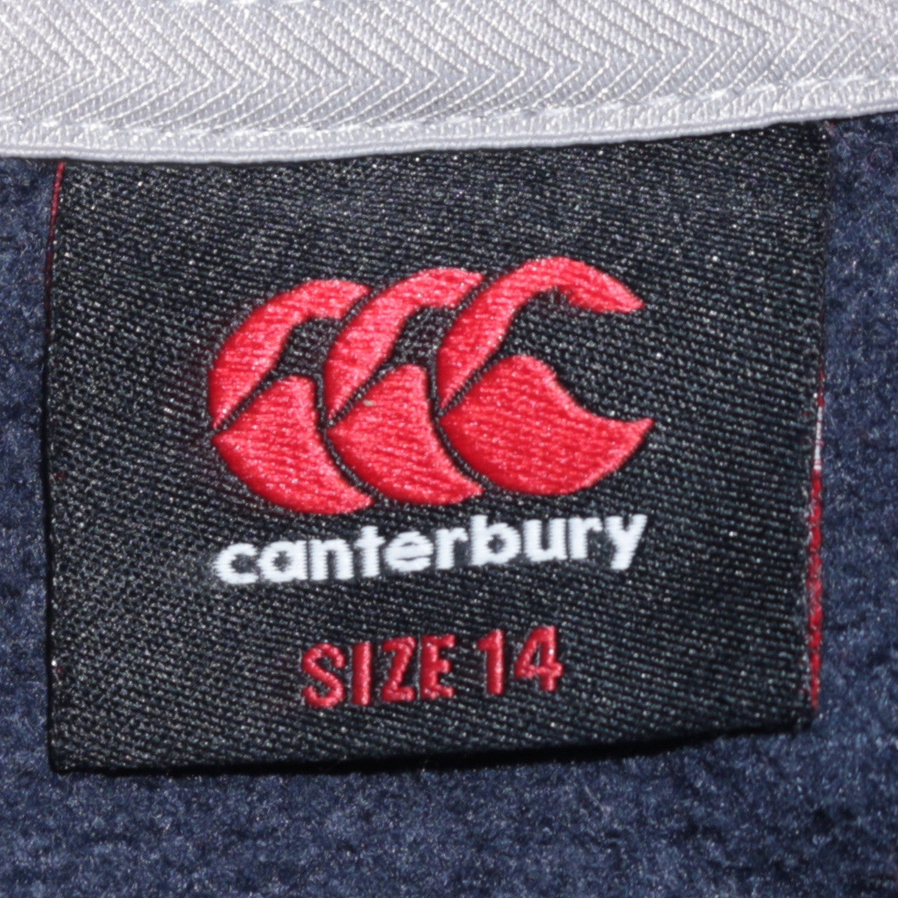 Canterbury Women's Navy Full Zip Hoodie Size 14 Hooded Sweatshirt