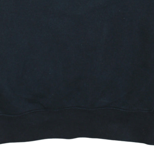 Nike Womens Black XS Pullover Crew Neck Logo Sweatshirt
