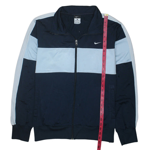 Nike Men's Blue Full Zip Sweatshirt Large Polyester Athletic Top