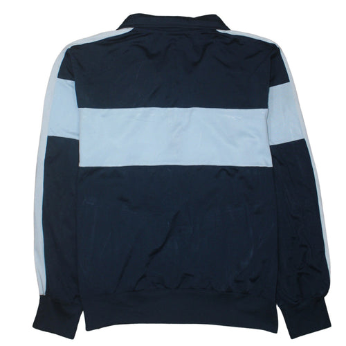 Nike Men's Blue Full Zip Sweatshirt Large Polyester Athletic Top