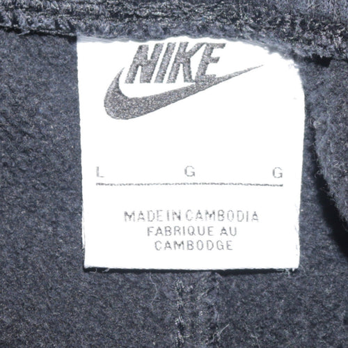 Nike Men's Black Fleece Sweatpants L Casual Comfort Joggers