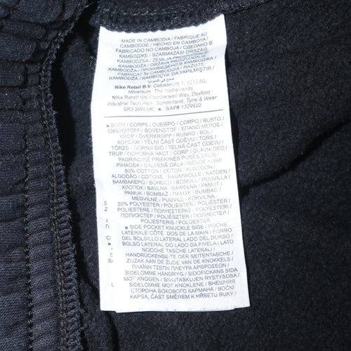 Nike Men's Black Fleece Sweatpants L Casual Comfort Joggers