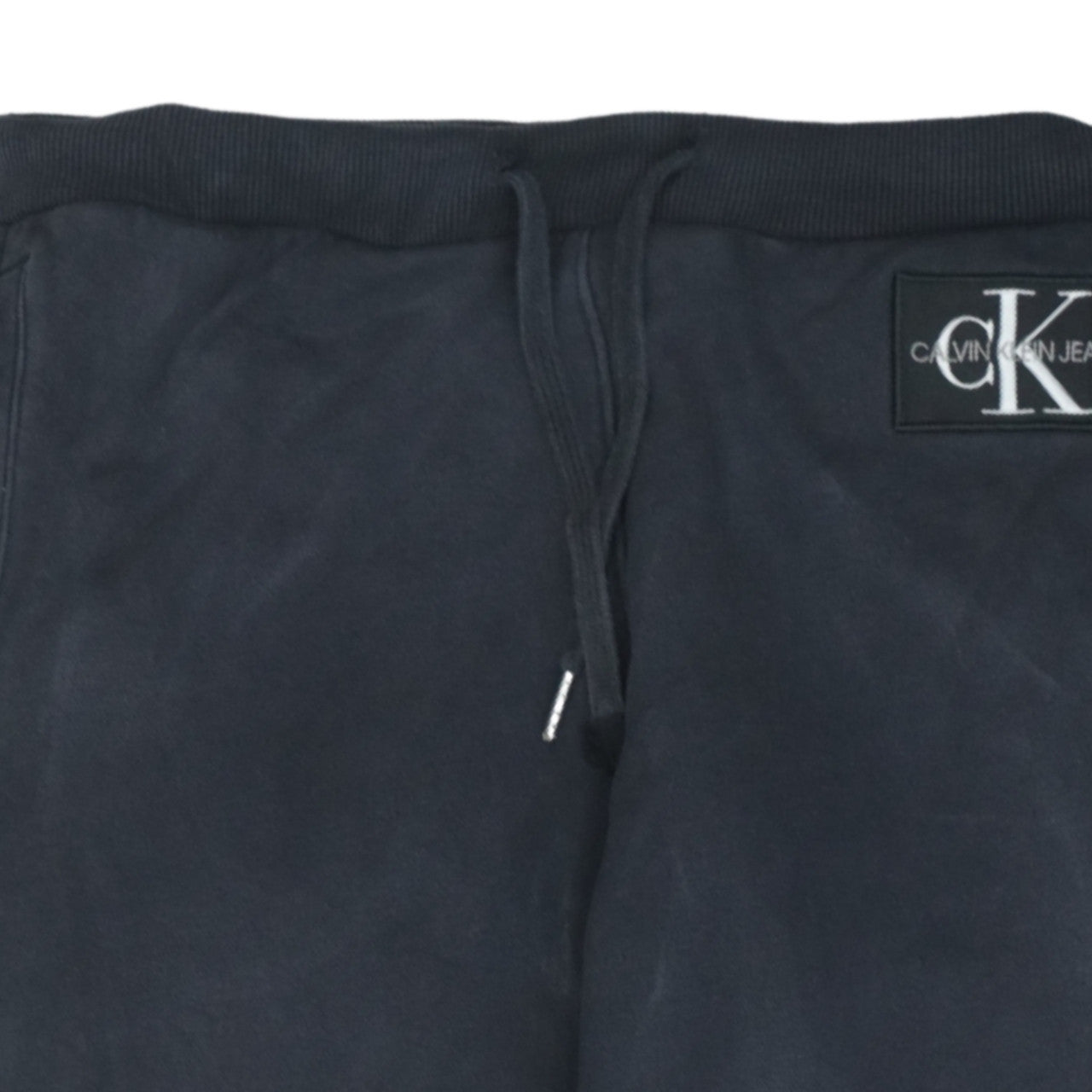 Calvin Klein Jeans Women's Black Jogger Trousers S Fleece Logo