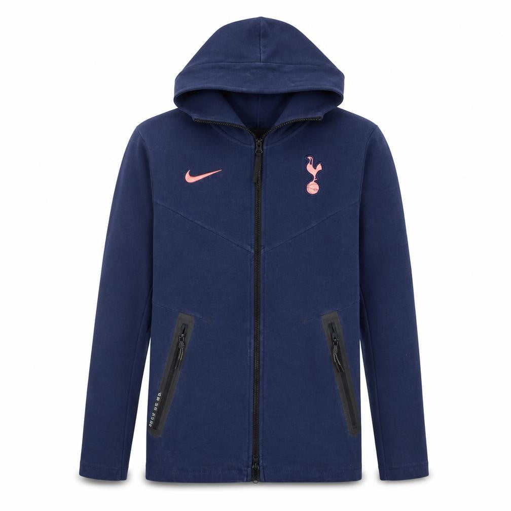 Nike Men's Blue Full Zip Hoodie XS Tottenham Logo Sportswear