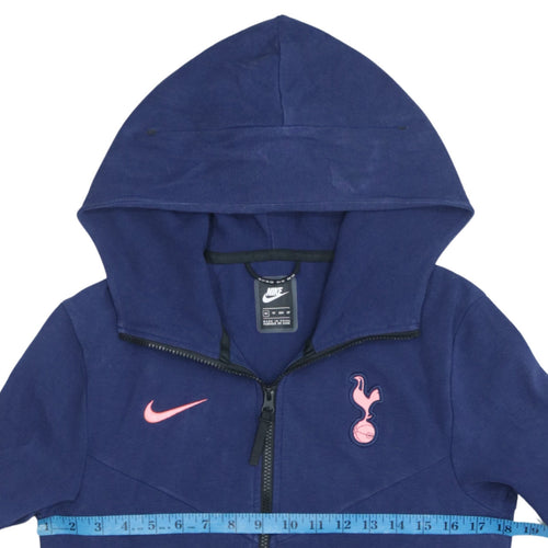 Nike Men's Blue Full Zip Hoodie XS Tottenham Logo Sportswear
